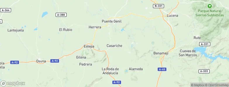 Casariche, Spain Map