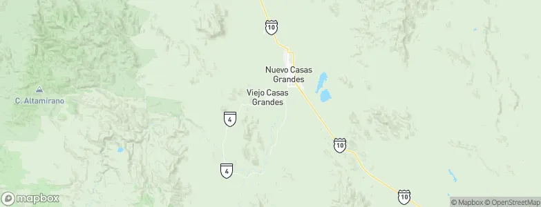 Casas Grandes, Mexico Map