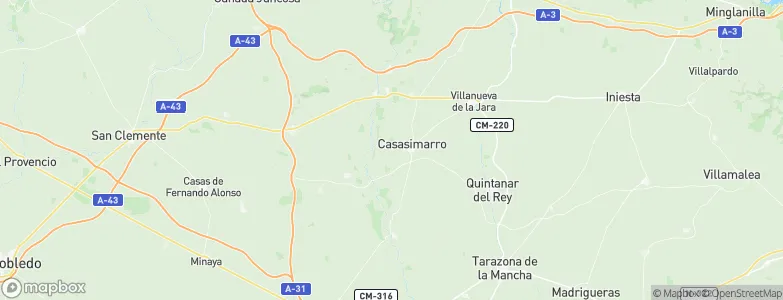 Casasimarro, Spain Map