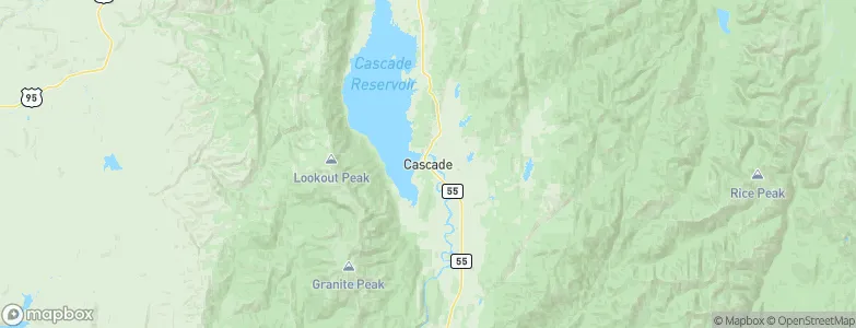 Cascade, United States Map