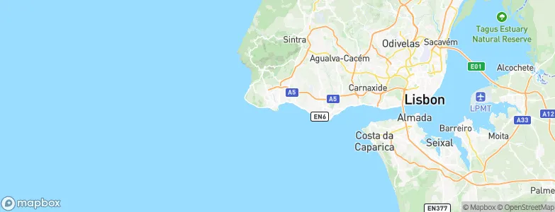 Cascais, Portugal Map