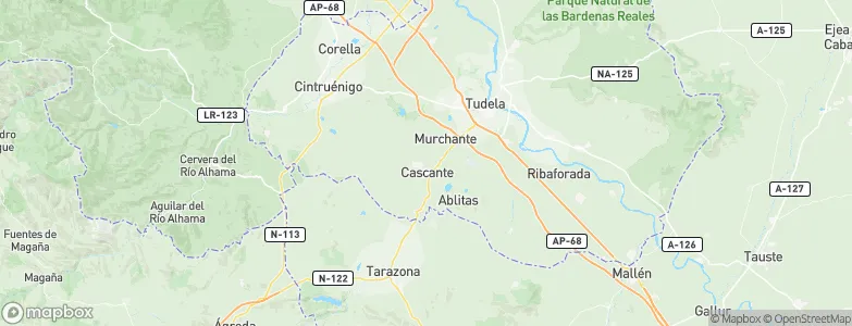 Cascante, Spain Map