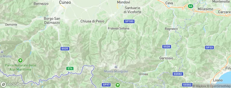 Case Arfel, Italy Map