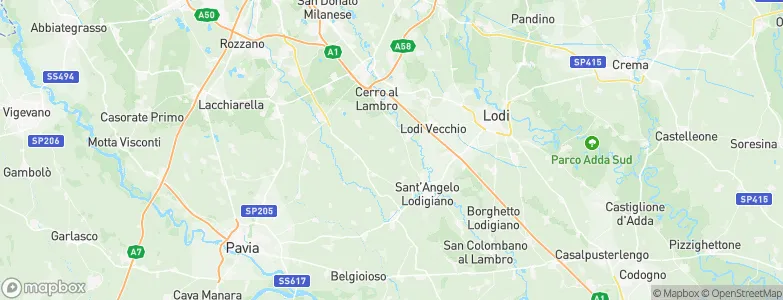 Caselle Lurani, Italy Map