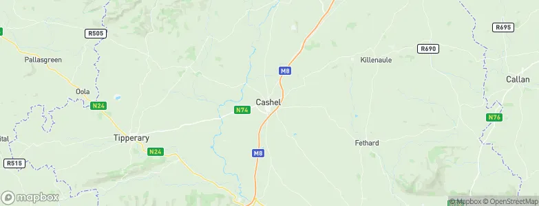Cashel, Ireland Map