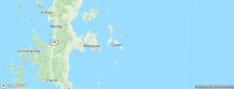 Casian, Philippines Map