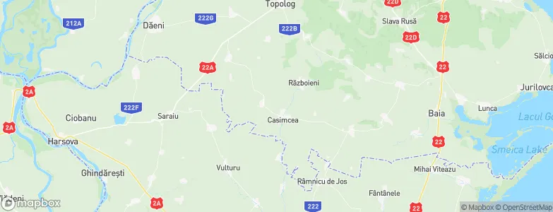 Casimcea, Romania Map