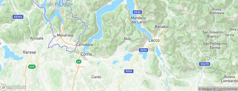 Caslino d'Erba, Italy Map
