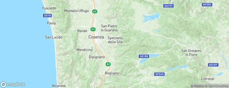 Casole Bruzio, Italy Map