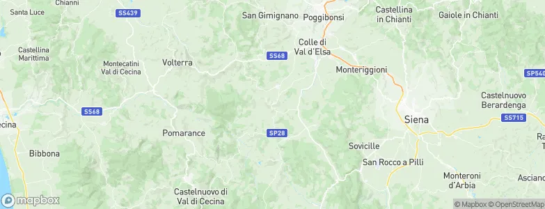 Casole d'Elsa, Italy Map