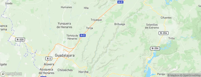 Caspueñas, Spain Map