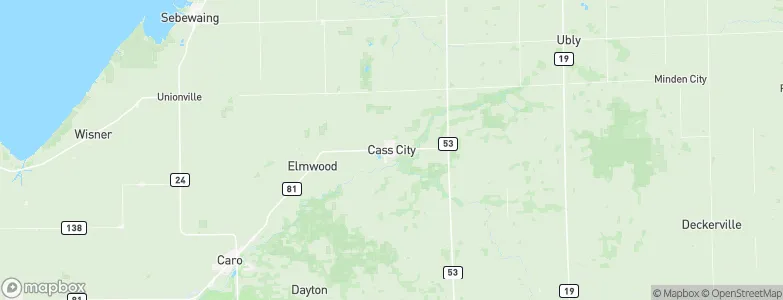 Cass City, United States Map