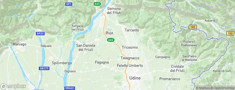 Cassacco, Italy Map