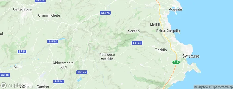 Cassaro, Italy Map