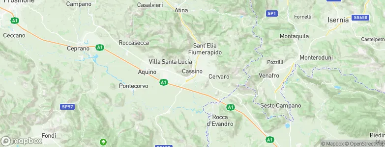 Cassino, Italy Map