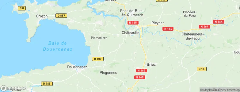 Cast, France Map