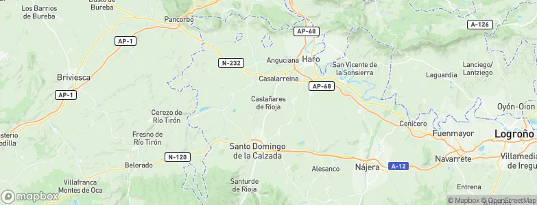 Castañares de Rioja, Spain Map