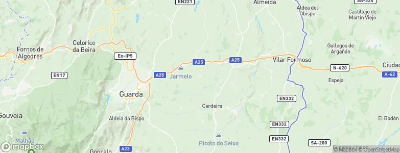 Castanheira, Portugal Map