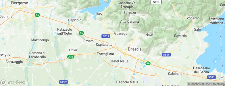 Castegnato, Italy Map
