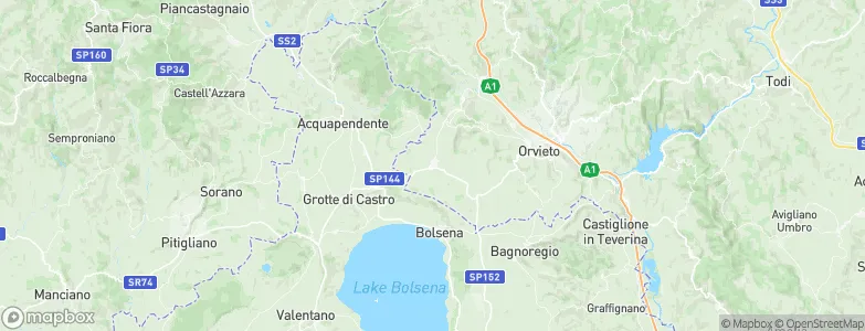 Castel Giorgio, Italy Map
