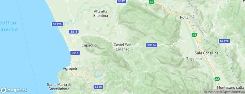 Castel San Lorenzo, Italy Map