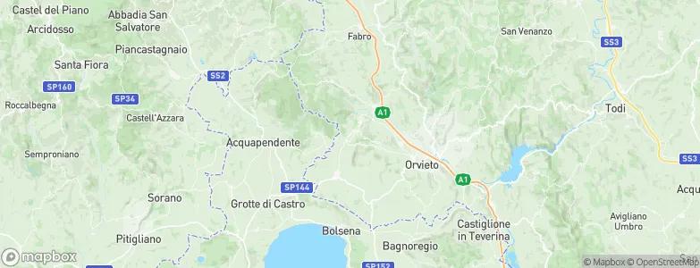 Castel Viscardo, Italy Map