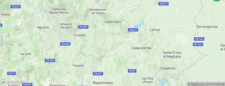 Castelbottaccio, Italy Map