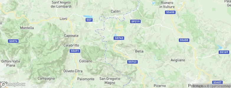Castelgrande, Italy Map