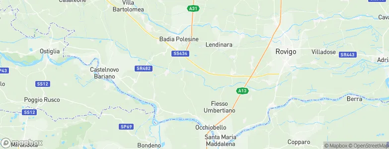 Castelguglielmo, Italy Map