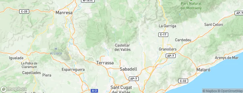 Castellar del Vallès, Spain Map