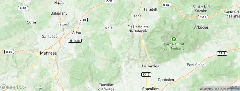 Castellcir, Spain Map