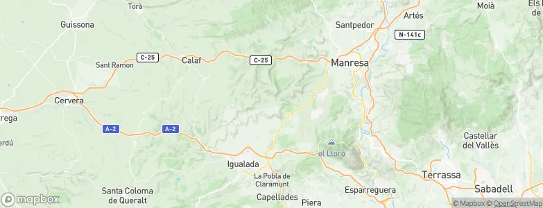 Castellfollit del Boix, Spain Map