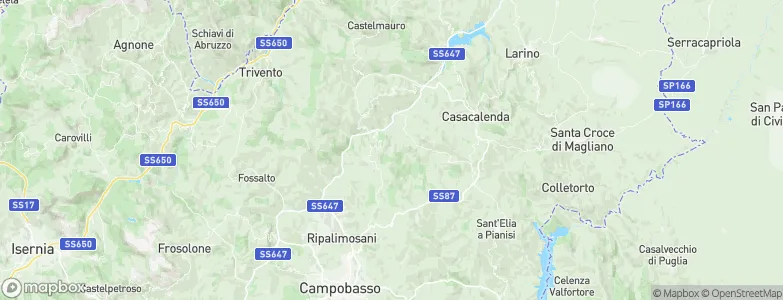Castellino del Biferno, Italy Map