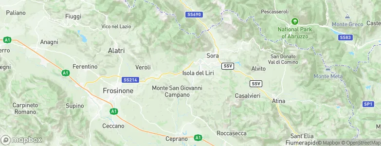 Castelliri, Italy Map