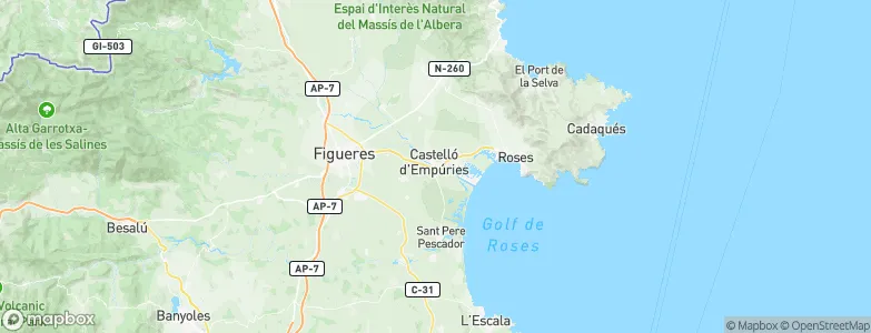 Castelló d'Empúries, Spain Map
