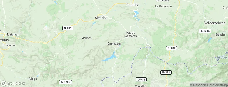 Castellote, Spain Map