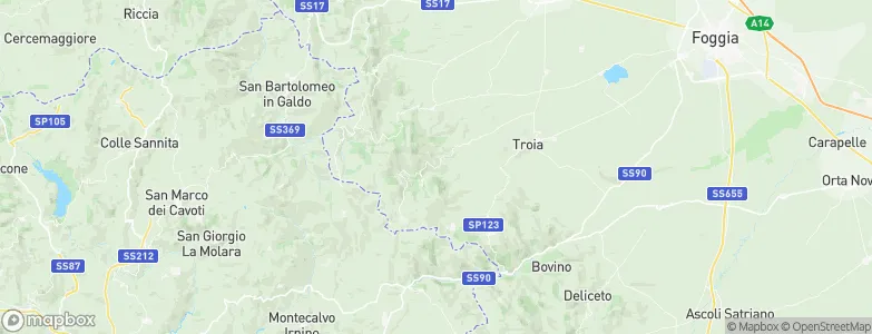 Castelluccio Valmaggiore, Italy Map