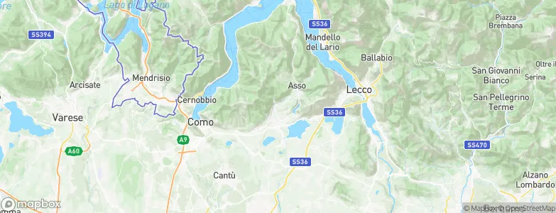 Castelmarte, Italy Map