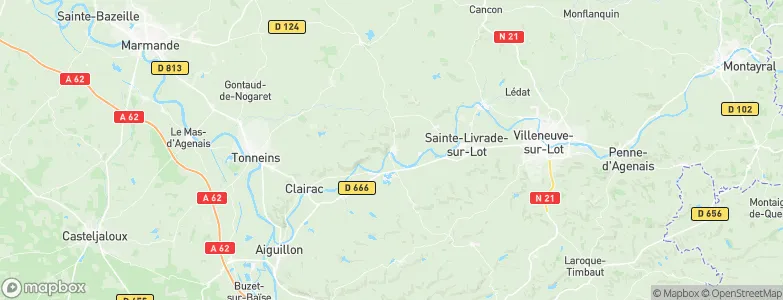 Castelmoron-sur-Lot, France Map