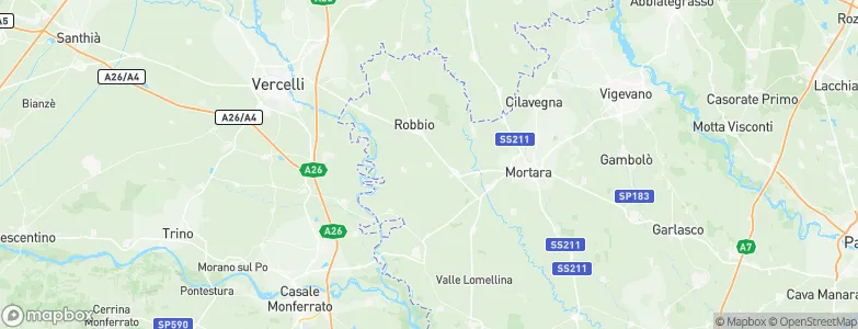 Castelnovetto, Italy Map