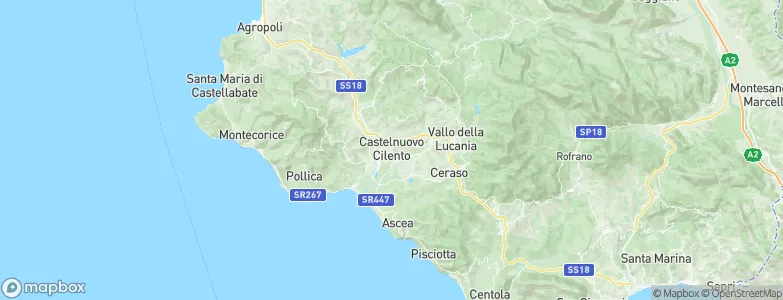 Castelnuovo Cilento, Italy Map