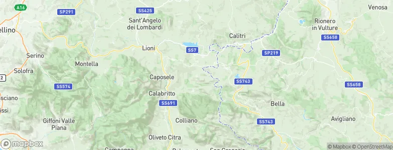 Castelnuovo di Conza, Italy Map