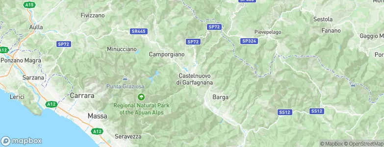 Castelnuovo di Garfagnana, Italy Map