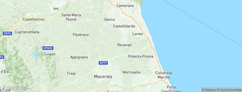 Castelnuovo, Italy Map