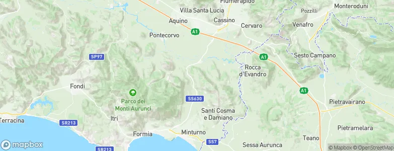 Castelnuovo Parano, Italy Map