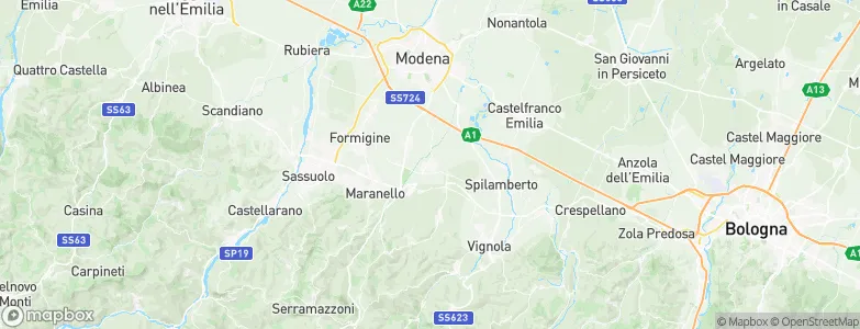 Castelnuovo Rangone, Italy Map