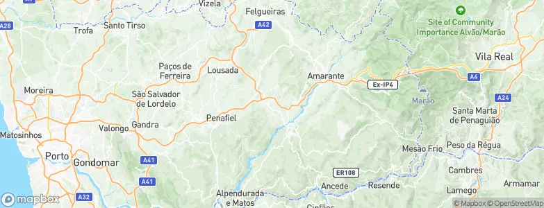 Castelões, Portugal Map