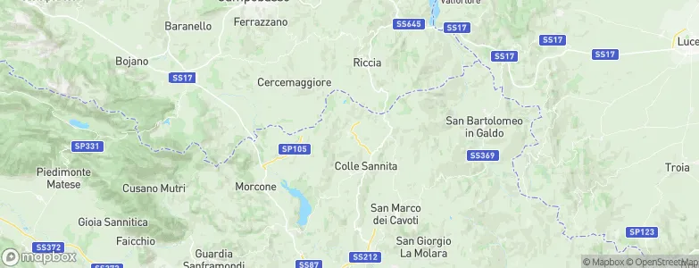 Castelpagano, Italy Map