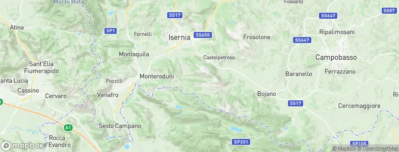 Castelpizzuto, Italy Map