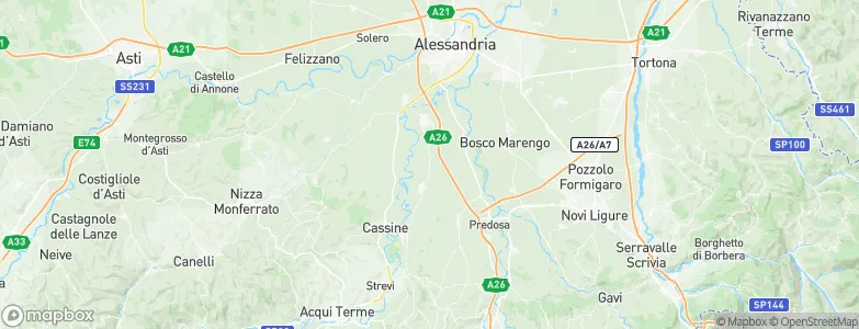 Castelspina, Italy Map